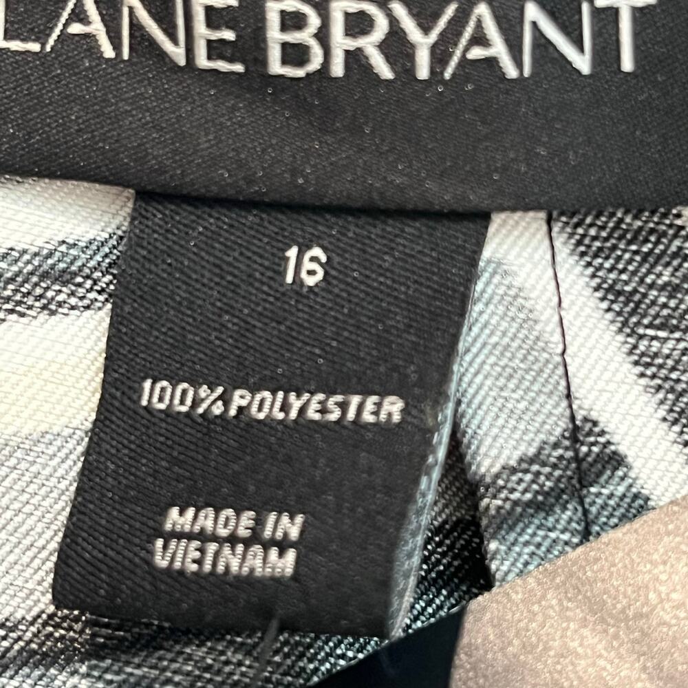 NWT Lane Bryant Women A-Line Skirts Abstract Printed size 16 Zipper Casual Party - Picture 4 of 11